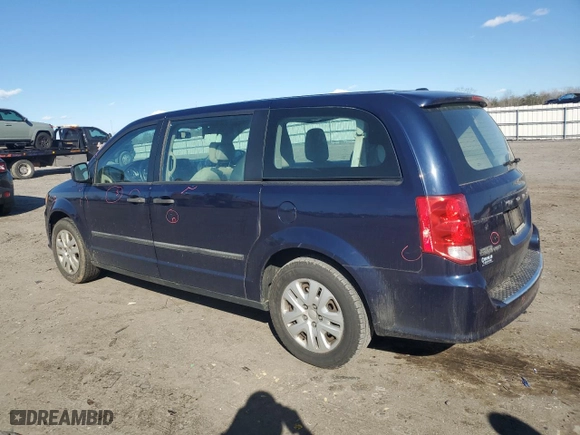 2015 Dodge Grand Caravan American Value Pkg with VIN 2C4RDGBG5FR599135, listed as a Copart auction lot 50602035 with 219,399 mi miles and Salvage Title. Bid and sale history available at carsss.com. Image 2.