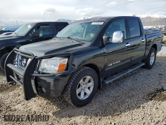 2005 Nissan Titan SE with VIN 1N6AA07A55N503384, listed as a Copart auction lot 51295665 with 92,942 mi miles and Salvage Title. Bid and sale history available at DreamBid. Image 1.