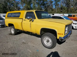 1984 Chevrolet Pickup with VIN 1GCEK24L2EF334793, listed as a Copart auction lot 88031655 with 15,227 mi miles and Salvage Title. Bid and sale history available at carsss.com. Image 4.