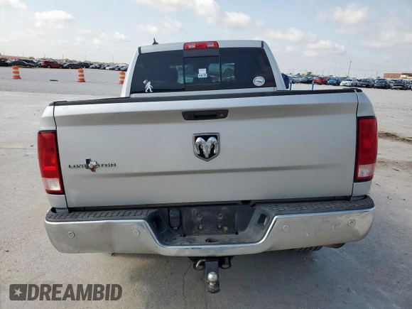 2018 Ram 1500 Big Horn with VIN 1C6RR6LG0JS340481, listed as a Copart auction lot 61254065 with Not provided miles and Salvage title. Bid and sale history available at DreamBid. Image 6.