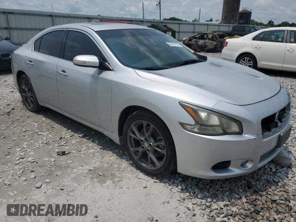 2012 Nissan Maxima S with VIN 1N4AA5AP0CC824440, listed as a Copart auction lot 58383195 with 159,689 mi miles and Salvage title. Bid and sale history available at DreamBid. Image 4.