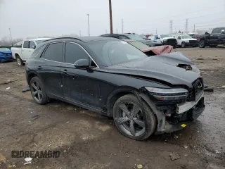 2024 Genesis GV70 2.5T with VIN 5NMMADTBXRH010177, listed as a Copart auction lot 48412575 with 18,877 mi miles and Salvage title. Bid and sale history available at DreamBid. Image 4.