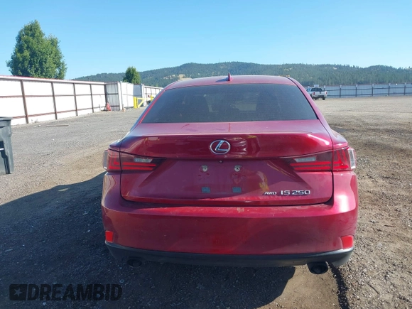 2015 Lexus IS 250 with VIN JTHCF1D23F5018838, listed as a IAAI auction lot 42654131 with 141,541 mi miles and . Bid and sale history available at DreamBid. Image 16.