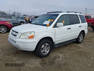2005 Honda Pilot EX-L z VIN 5FNYF18555B020678, wystawiony jako IAAI lot #41474519 z przebiegiem 250 064 mil mil oraz . Historia ofert i sprzedaży dostępna na DreamBid. Obrazek 2.
