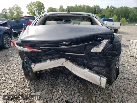2013 Infiniti M37 with VIN JN1BY1AR2DM601013, listed as a Copart auction lot 64956374 with 135,626 mi miles and Non Repairable. Bid and sale history available at carsss.com. Image 6.