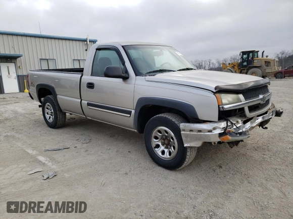 2006 Chevrolet Silverado 1500 Work Truck with VIN 3GCEK14Z66G240043, listed as a Copart auction lot 48741695 with 205,894 mi miles and Salvage Title. Bid and sale history available at carsss.com. Image 4.
