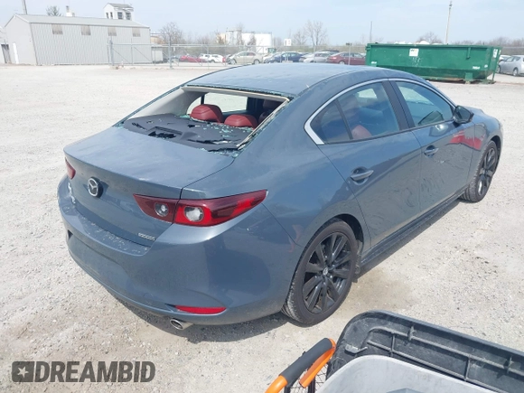 2024 Mazda 3 S Carbon Edition with VIN 3MZBPBCM3RM416565, listed as a IAAI auction lot 42047841 with 11,074 mi miles and . Bid and sale history available at DreamBid. Image 4.