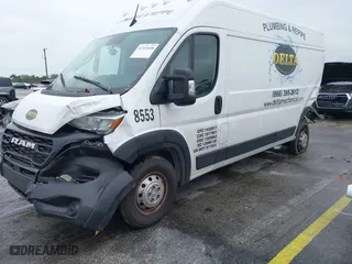 2023 Ram ProMaster Cargo Van with VIN 3C6LRVDG2PE578553, listed as a IAAI auction lot 41353448 with 29,380 mi miles. Bid and sale history available at carsss.com. Image 17.