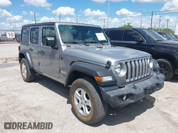2021 Jeep Wrangler Unlimited Freedom z VIN 1C4HJXDN2MW544730, wystawiony jako IAAI lot #42624402 z przebiegiem 60 993 mil mil oraz . Historia ofert i sprzedaży dostępna na DreamBid. Obrazek 1.