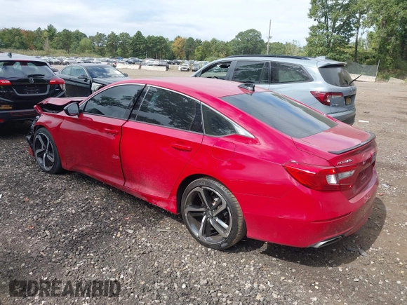 2021 Honda Accord Sport with VIN 1HGCV2F3XMA017580, listed as a IAAI auction lot 40373988 with 15,973 mi miles and . Bid and sale history available at DreamBid. Image 3.