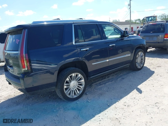 2017 Cadillac Escalade Platinum with VIN 1GYS4DKJ2HR232434, listed as a IAAI auction lot 41870447 with 89,003 mi miles. Bid and sale history available at carsss.com. Image 4.