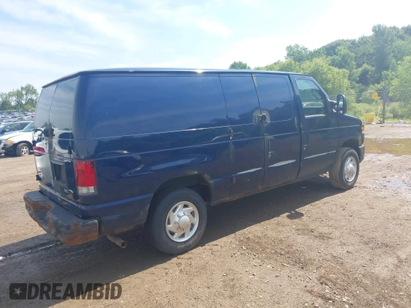 2011 Ford Econoline Cargo Commercial with VIN 1FTNE1EW8BDA58606, listed as a IAAI auction lot 42710443 with 177,024 mi miles and . Bid and sale history available at DreamBid. Image 4.