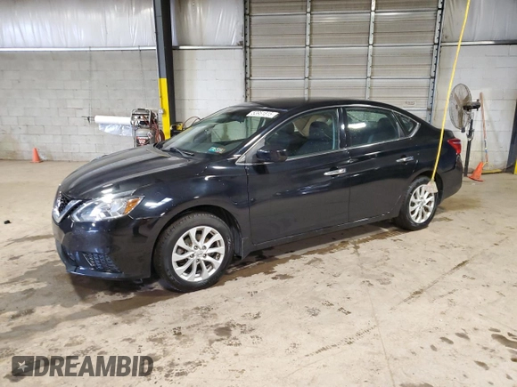 2018 Nissan Sentra SV with VIN 3N1AB7AP8JL634506, listed as a Copart auction lot 53951815 with 47,132 mi miles and Salvage Title. Bid and sale history available at DreamBid. Image 1.