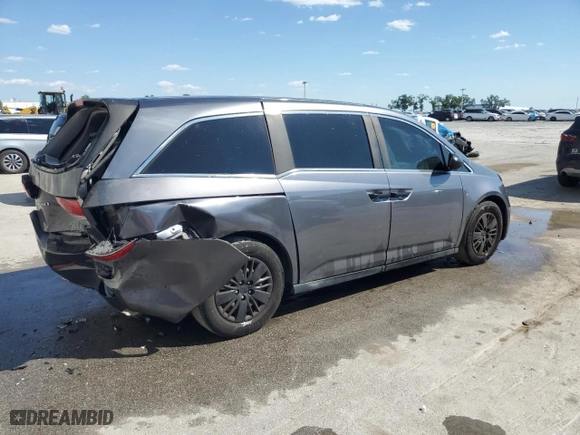 2014 Honda Odyssey LX with VIN 5FNRL5H27EB089561, listed as a Copart auction lot 50736865 with 137,951 mi miles and Salvage Title. Bid and sale history available at carsss.com. Image 3.