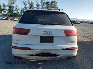 2018 Audi Q7 Premium Plus with VIN WA1LAAF70JD015073, listed as a Copart auction lot 63187185 with 86,353 mi miles and Salvage title. Bid and sale history available at DreamBid. Image 6.