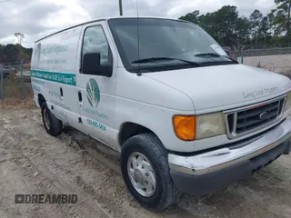 2006 Ford Econoline Cargo with VIN 1FTNE24W86HA85214, listed as a IAAI auction lot 41917945 with Not Provided miles and . Bid and sale history available at carsss.com. Image 1.