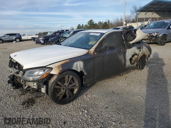 2018 Mercedes-Benz C with VIN 55SWF4JB4JU243943, listed as a Copart auction lot 87424254 with Not Provided miles and Non Repairable. Bid and sale history available at carsss.com. Image 1.