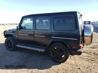 2015 Mercedes-Benz G-Class G 63 AMG with VIN WDCYC7DF5FX233898, listed as a Copart auction lot 83685194 with 66,203 mi miles and Salvage Title. Bid and sale history available at carsss.com. Image 2.