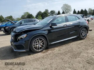 2015 Mercedes-Benz GLA 45 AMG z VIN WDDTG5CB6FJ100812, wystawiony jako Copart lot #54615385 z przebiegiem 73 770 mil mil oraz Szkoda całkowita • Salvage title. Historia ofert i sprzedaży dostępna na DreamBid. Obrazek 1.