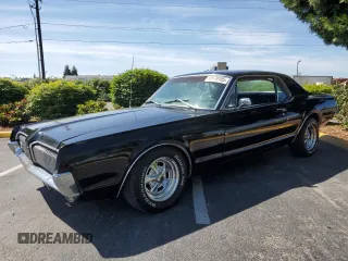 1967 Mercury Cougar z VIN 7F91C560655, wystawiony jako Copart lot #60170105 z przebiegiem 26 153 mil mil oraz Czysty tytuł • Clean title. Historia ofert i sprzedaży dostępna na DreamBid. Obrazek 1.