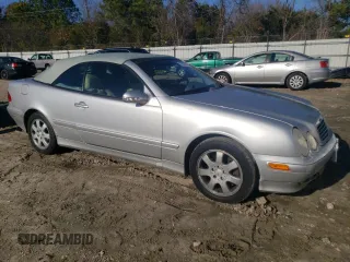 2000 Mercedes-Benz CLK 320/430 with VIN WDBLK65G4YT043233, listed as a Copart auction lot 85866174 with 134,655 mi miles and Clean Title. Bid and sale history available at DreamBid. Image 4.