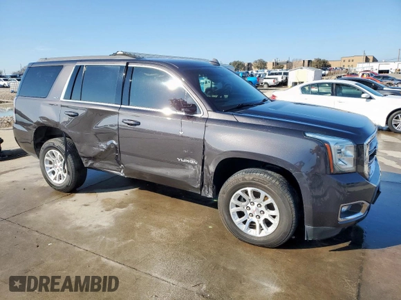 2017 GMC Yukon SLT with VIN 1GKS2BKC3HR122370, listed as a Copart auction lot 46254615 with 179,787 mi miles and Salvage Title. Bid and sale history available at carsss.com. Image 4.