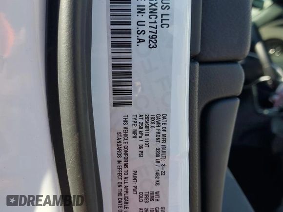 2022 Jeep Grand Cherokee WK Limited with VIN 1C4RJFBGXNC177923, listed as a Copart auction lot 80167694 with 32,364 mi miles and Salvage Title. Bid and sale history available at carsss.com. Image 14.