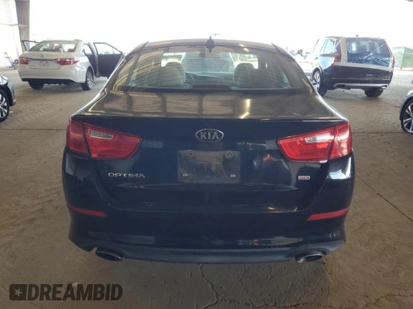 2015 Kia Optima LX with VIN 5XXGM4A73FG467622, listed as a Copart auction lot 59014935 with 175,152 mi miles and Salvage title. Bid and sale history available at DreamBid. Image 6.