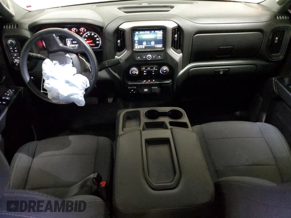 2019 Chevrolet Silverado 1500 Custom with VIN 1GCUYBEF5KZ357871, listed as a Copart auction lot 77817094 with 74,718 mi miles and Salvage Title. Bid and sale history available at DreamBid. Image 8.