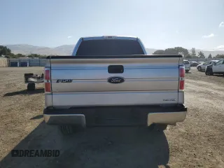 2014 Ford F-150 XL with VIN 1FTFW1EF5EKE57295, listed as a Copart auction lot 61687195 with 123,852 mi miles and Salvage title. Bid and sale history available at DreamBid. Image 6.