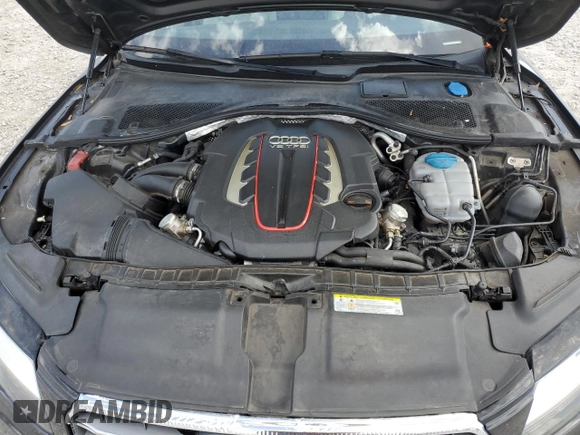 2013 Audi S7 with VIN WAUW2BFC1DN153798, listed as a Copart auction lot 49264295 with 81,579 mi miles and Salvage Title. Bid and sale history available at carsss.com. Image 11.