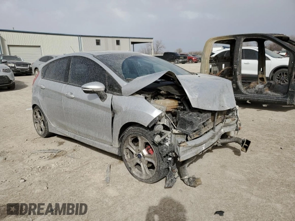 2015 Ford Fiesta ST with VIN 3FADP4GXXFM179165, listed as a Copart auction lot 49173445 with 208,889 mi miles and Salvage Title. Bid and sale history available at carsss.com. Image 4.
