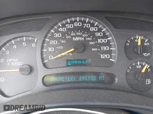 2003 Chevrolet Silverado 1500 LT with VIN 2GCEK19T131364293, listed as a IAAI auction lot 42025176 with 291,932 mi miles. Bid and sale history available at carsss.com. Image 7.
