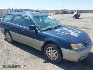 2001 Subaru Legacy Wagon Outback w/RB Equip with VIN 4S3BH665916672354, listed as a IAAI auction lot 41894677 with 199,223 mi miles. Bid and sale history available at carsss.com. Image 1.
