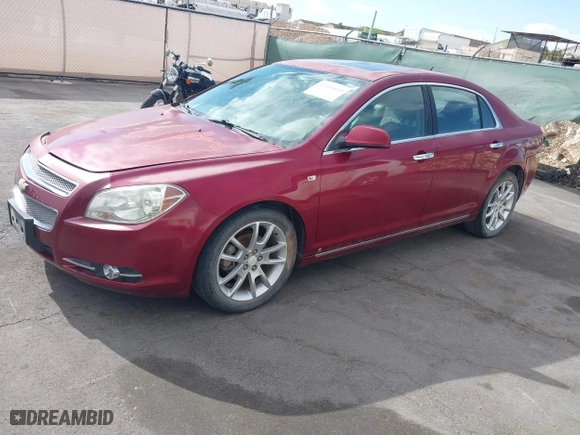 2008 Chevrolet Malibu LTZ with VIN 1G1ZK57708F150175, listed as a IAAI auction lot 42055039 with 179,876 mi miles. Bid and sale history available at carsss.com. Image 12.