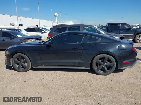 2021 Ford Mustang GT with VIN 1FA6P8CF5M5133016, listed as a IAAI auction lot 41637005 with 90,509 mi miles. Bid and sale history available at carsss.com. Image 14.