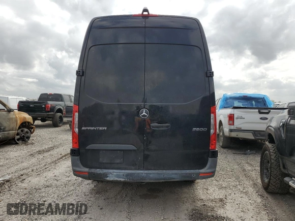 2021 Mercedes-Benz Sprinter Cargo with VIN W1Y4ECHY4MT059485, listed as a Copart auction lot 46794594 with 80,922 mi miles and . Bid and sale history available at carsss.com. Image 6.