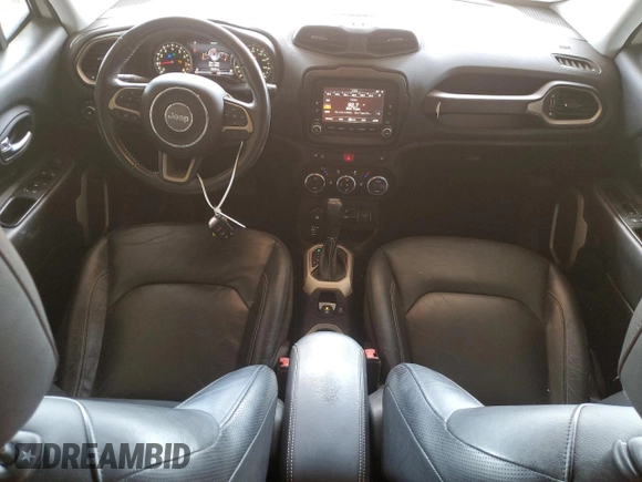 2017 Jeep Renegade Limited with VIN ZACCJBDB9HPF78962, listed as a Copart auction lot 62707325 with 78,032 mi miles and Salvage title. Bid and sale history available at DreamBid. Image 8.