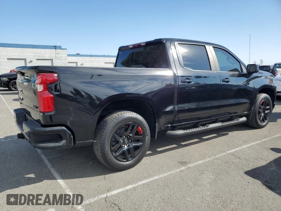 2022 Chevrolet Silverado 1500 RST with VIN 1GCPWDED5NZ142606, listed as a Copart auction lot 79077014 with 26,769 mi miles and Salvage Title. Bid and sale history available at carsss.com. Image 3.