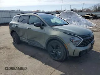 2025 Kia Sportage Plug-In Hybrid X-Line Prestige with VIN KNDPZDDH8S7175781, listed as a Copart auction lot 48715955 with 5,069 mi miles and Salvage Title. Bid and sale history available at carsss.com. Image 4.