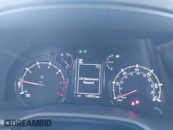 2023 Toyota 4Runner SR5 with VIN JTEMU5JR2P6141140, listed as a IAAI auction lot 40894225 with 14,997 mi miles and . Bid and sale history available at DreamBid. Image 7.