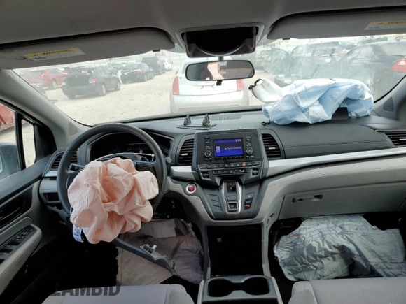 2019 Honda Odyssey LX с VIN 5FNRL6H29KB013437, выставлен на аукционе Copart как лот 57027525 с пробегом 126 166 миль миль и Списание • Salvage title. История ставок и продаж доступна на DreamBid. Изображение 8.