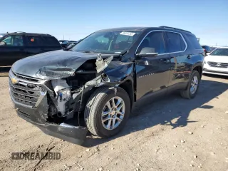 2020 Chevrolet Traverse LT Leather with VIN 1GNEVHKW7LJ100271, listed as a Copart auction lot 88005255 with 53,682 mi miles and Salvage Title. Bid and sale history available at carsss.com. Image 1.