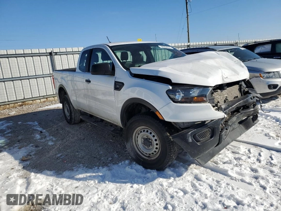 2019 Ford Ranger XL with VIN 1FTER1EH2KLB01414, listed as a Copart auction lot 88994655 with 0 mi miles and Salvage Title. Bid and sale history available at carsss.com. Image 4.