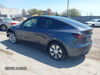 2022 Tesla Model Y Long Range with VIN 7SAYGDEE3NA007737, listed as a IAAI auction lot 42128359 with 42,597 mi miles and . Bid and sale history available at carsss.com. Image 3.