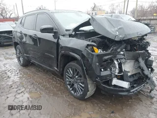 2022 Jeep Compass High Altitude with VIN 3C4NJDCB1NT142939, listed as a IAAI auction lot 41683243 with 43,656 mi miles and . Bid and sale history available at DreamBid. Image 1.