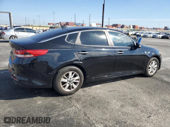 2016 Kia Optima LX with VIN 5XXGT4L38GG028477, listed as a Copart auction lot 46184195 with 80,024 mi miles and Salvage Title. Bid and sale history available at carsss.com. Image 3.