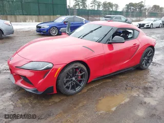 2024 Toyota GR Supra 3.0 with VIN WZ1DB0G05RW066637, listed as a IAAI auction lot 41572854 with NaN miles. Bid and sale history available at carsss.com. Image 19.