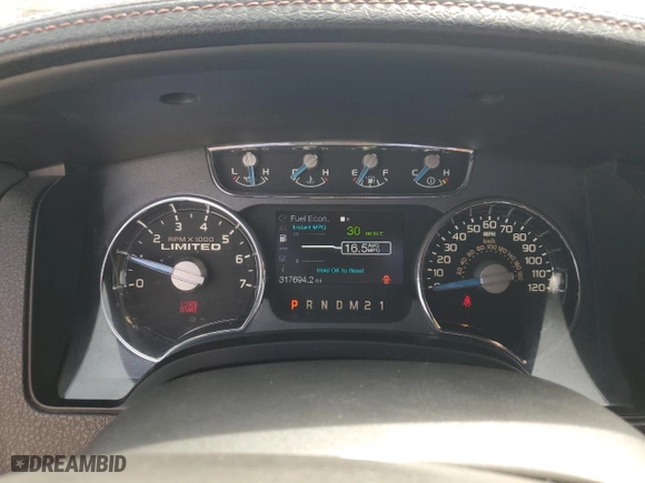 2013 Ford F-150 XL with VIN 1FTFW1CT4DFB36445, listed as a Copart auction lot 48150415 with 317,694 mi miles and Salvage Title. Bid and sale history available at carsss.com. Image 9.