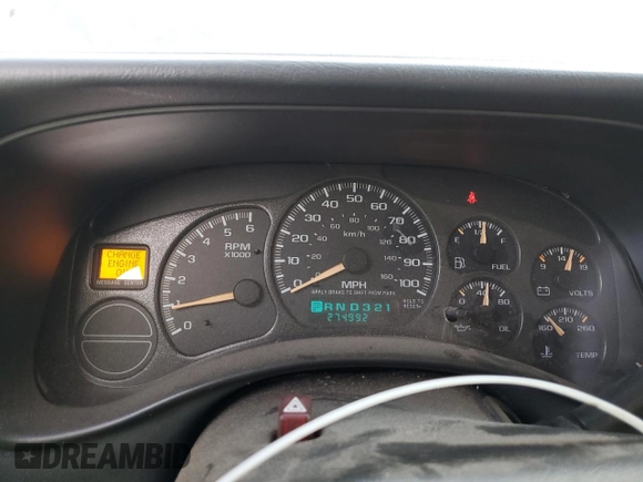 2002 Chevrolet Silverado 1500 LS with VIN 1GCEK19TX2E208816, listed as a Copart auction lot 49285455 with 274,992 mi miles and Salvage Title. Bid and sale history available at carsss.com. Image 9.